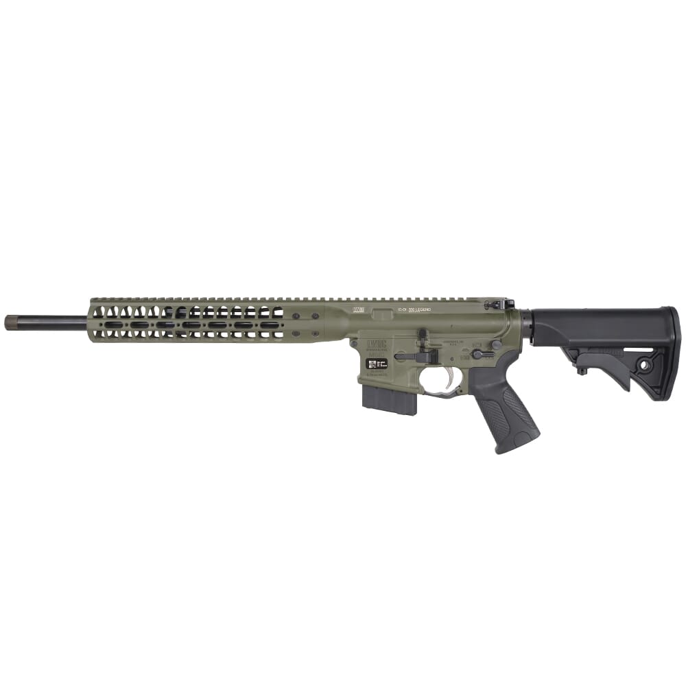 LWRC ICDI Direct Impingement .350 Legend 16" 1:16" .562x24 Bbl OD Green CA Compliant Rifle ICDIR35ODG16LCAC