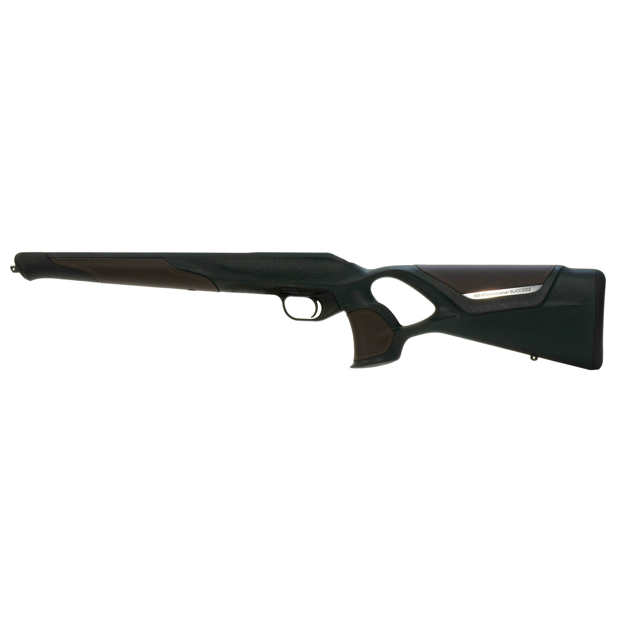 R8 Professional Success Green Thumbhole Stock Receiver With Leather