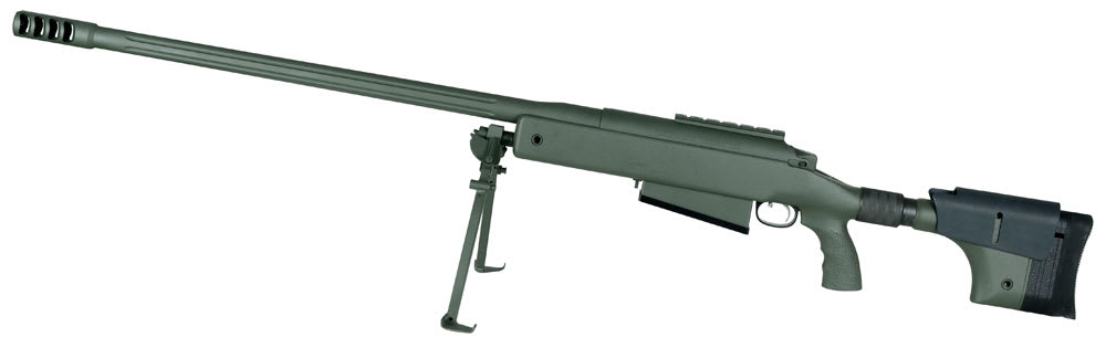 McMillan RH Tac 50 BMG 29" barrel Olive, Jewell trigger with bipod and one mag