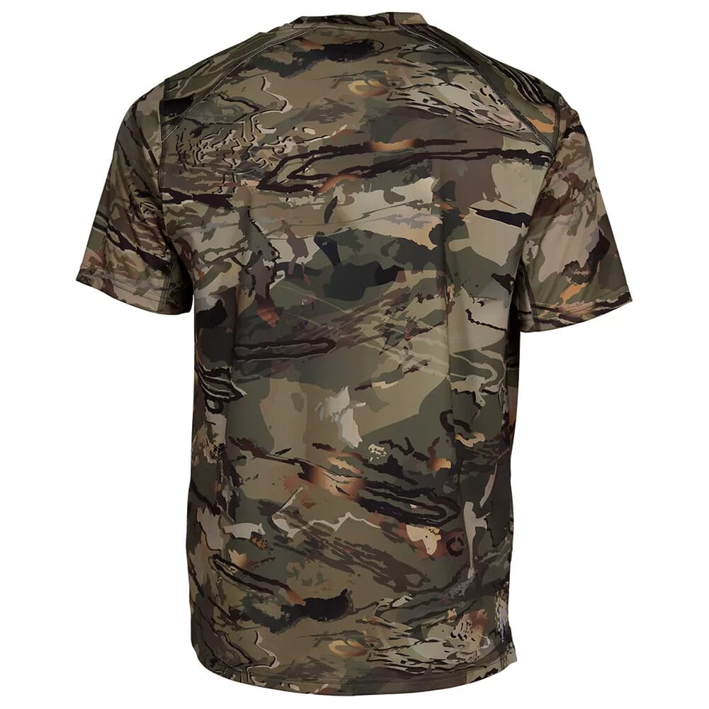 Under Armour Iso-Chill Brushline Short Sleeved T-Shirt UA Forest 2.0 Camo/Black XL 1351143-988005