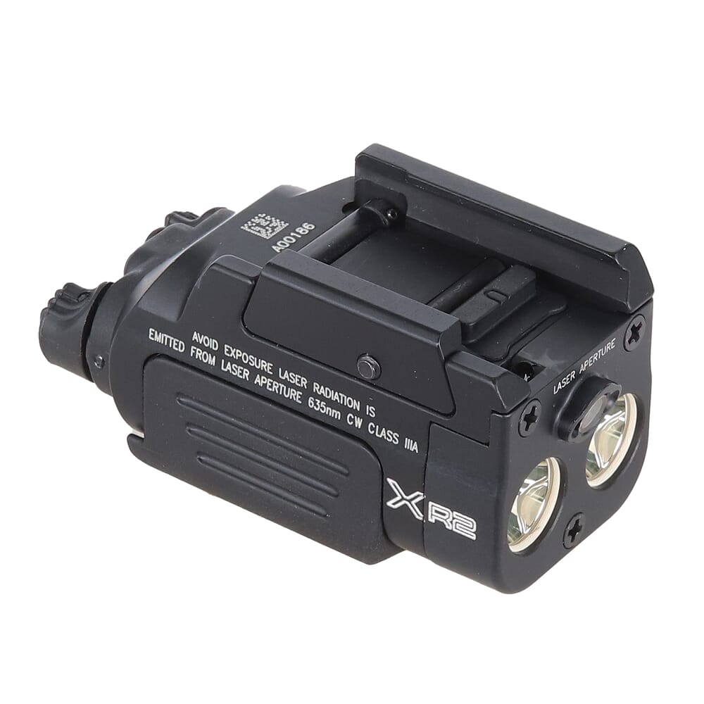 SureFire XR2-A 600 LU Compact Rechargeable Pistol Light w/635nM Red Laser & Universal/Picatinny Clamp Mount XR2-A-RD