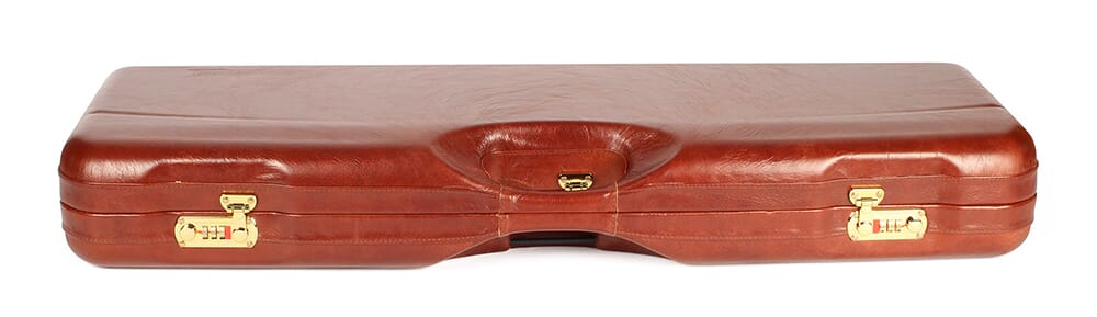 Negrini One Gun Skeet High Rib with Forend Off Caoba Brown Leather Black 1659PL-TUBE/5246