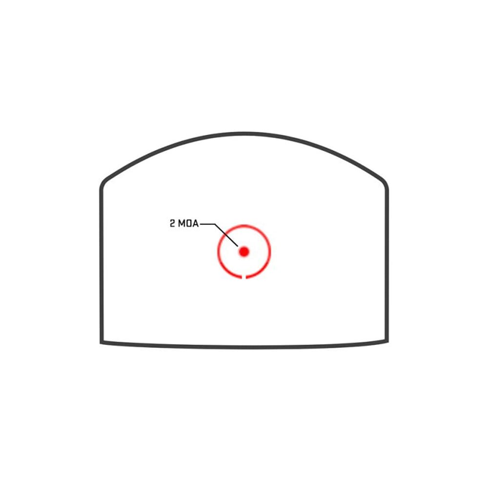 Sig Sauer ROMEO-X Compact 2 MOA Red Circle Dot FDE Reflex Sight SORX1202