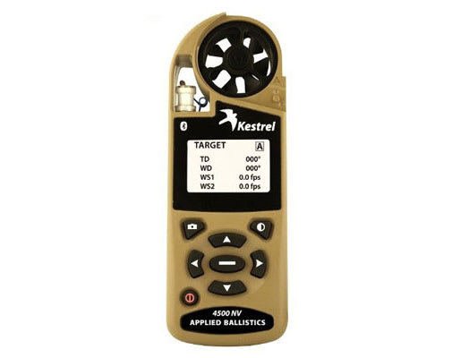 Kestrel 4500 Bluetooth Shooters Weather Meter with Applied Ballistics Calculator Desert Tan 4500AB 0845ABTAN