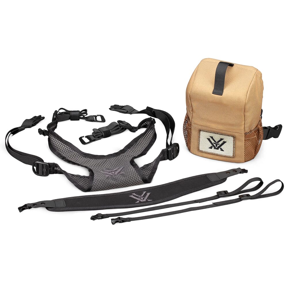 Vortex GlassPak Sport Large Binocular Harness for Most 50mm-56mm Binoculars w/Case & Comfort Neck Strap P500-L