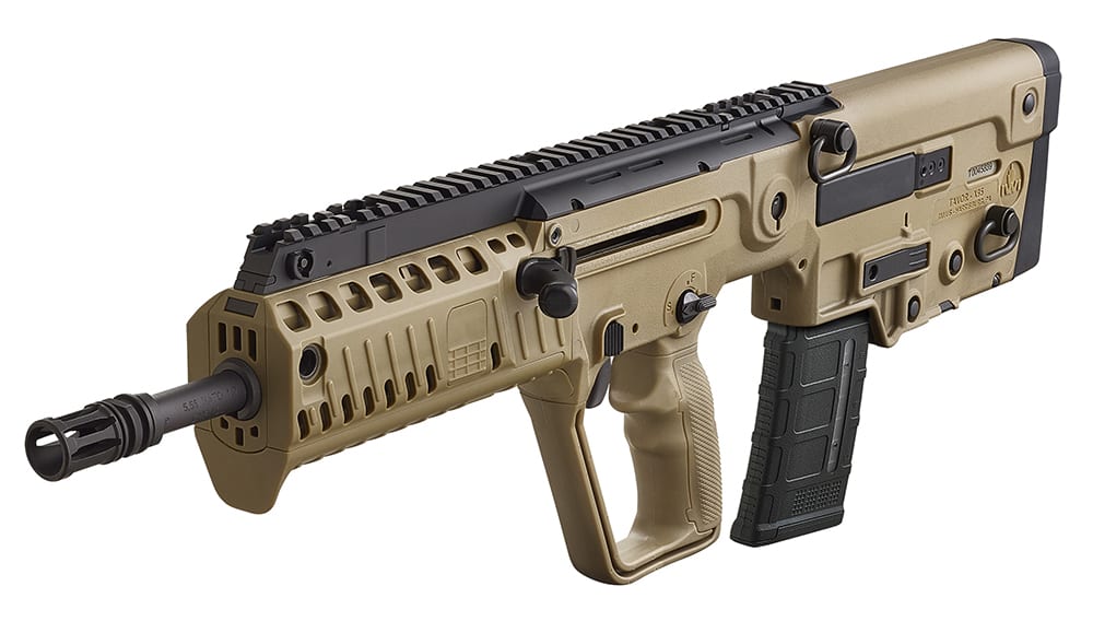 IWI TAVOR X95 Bullpup Rifle - Flattop 5.56 NATO Semi-Auto/Gas Piston BUIS w/Tritium Front Post 16.5" MPN XFD16