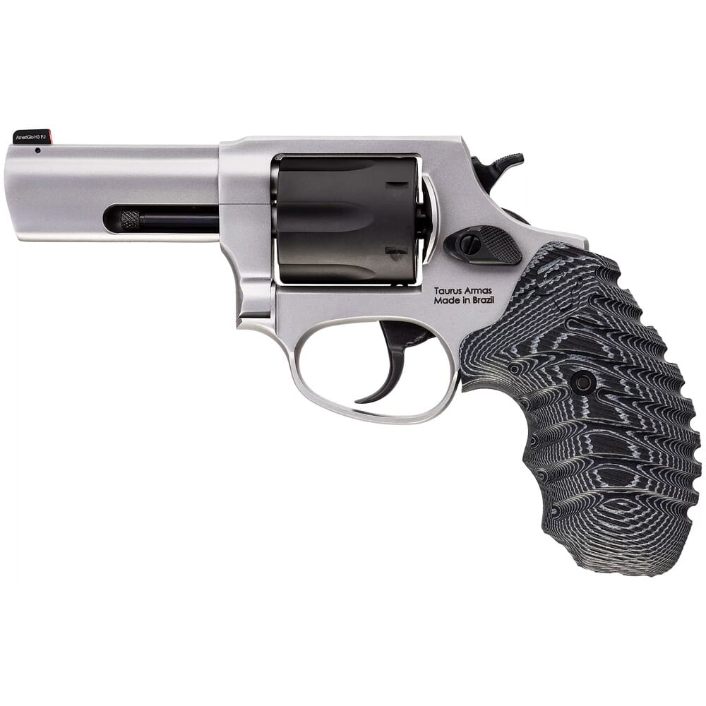 Taurus 856 .38 Special 3" 6rd SS Black Accent N.S. VZ Grip CA Compliant Revolver 2-85635NSVZ