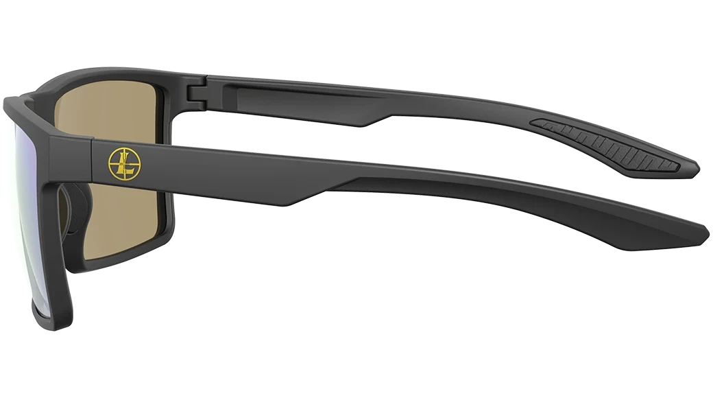 Leupold DeSoto Matte Black Eyewear w/Emerald Mirror Lenses-img-4