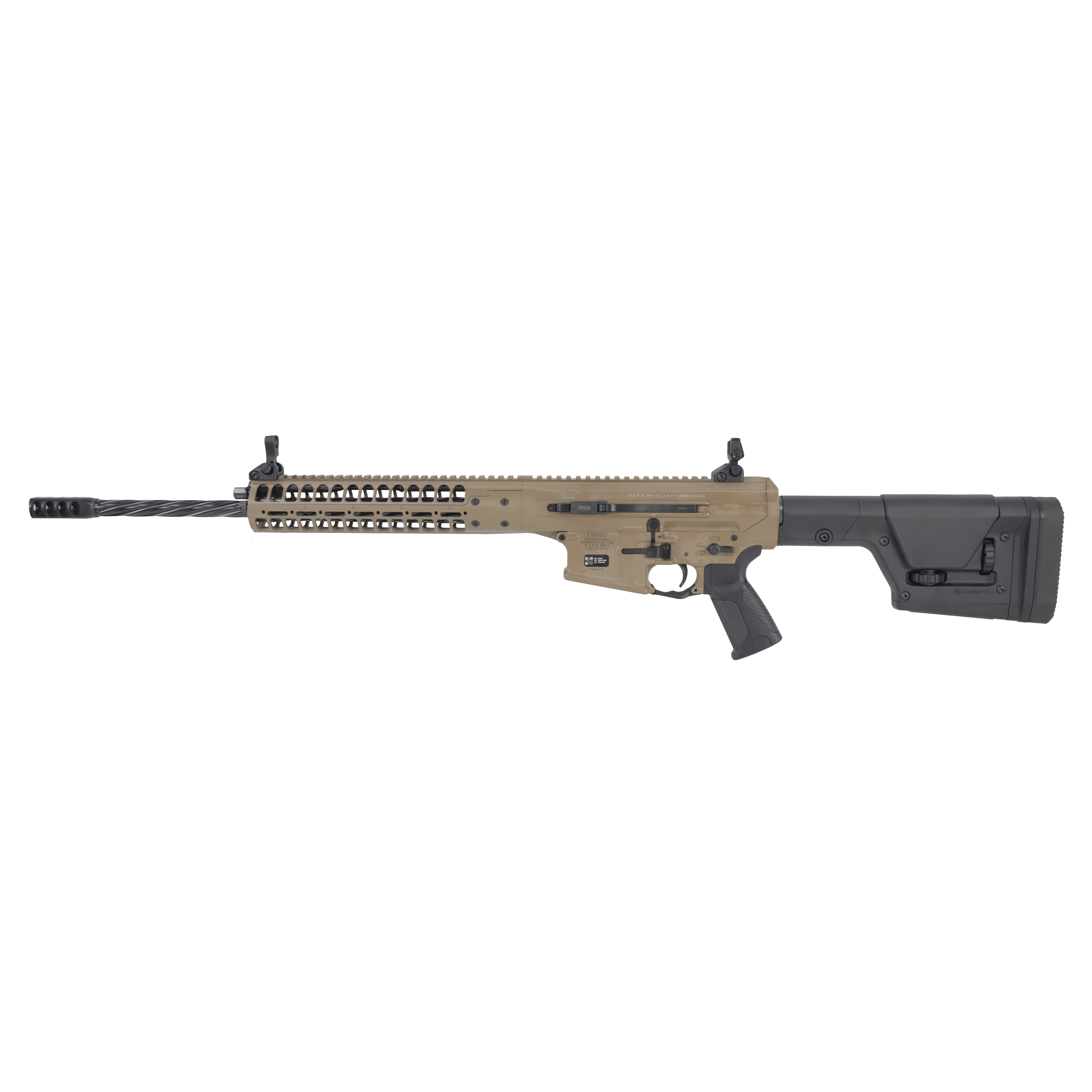 LWRC REPR MKII 6.5CM 20in Fluted FDE Side Charge REPRMKIIR6.5CKF20SC-img-3
