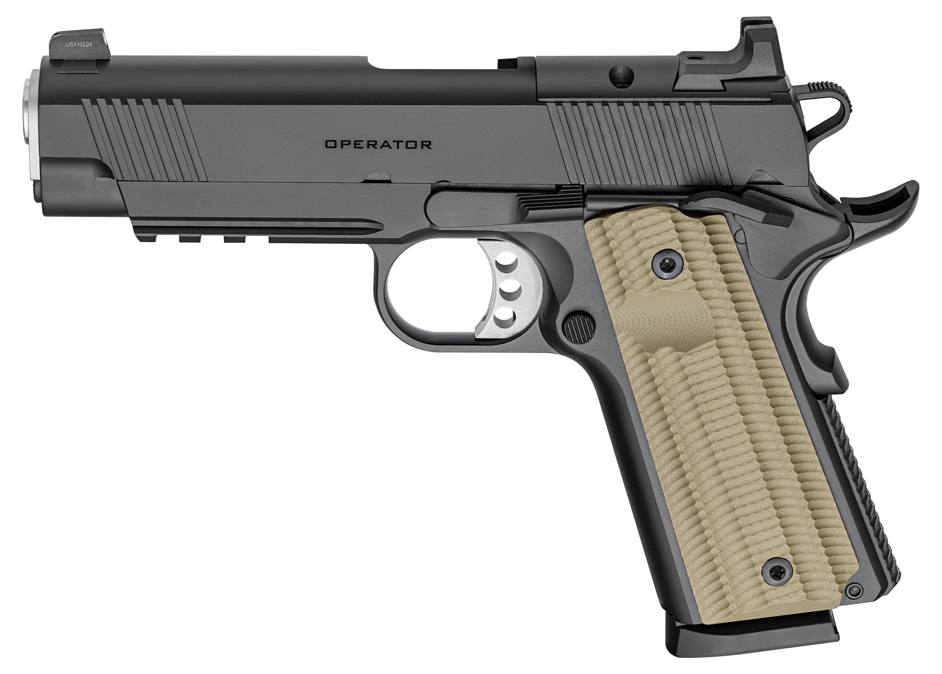 Springfield 1911 Operator .45 ACP 4.25" Black Pistol PO9228AOS-img-3