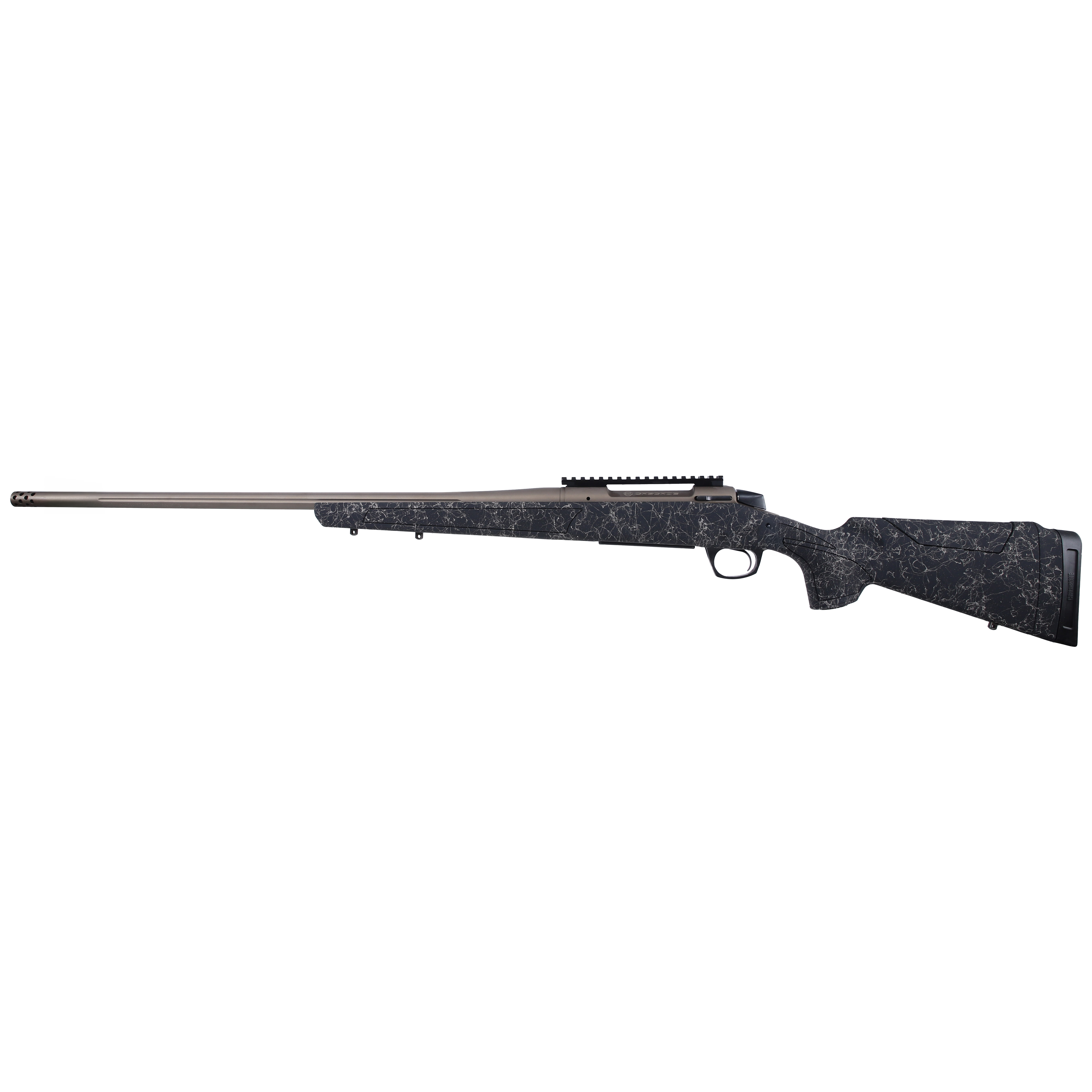 CVA Cascade Long Range Hunter .300 PRC 26" 1:9" 5/8x24" Bbl Smoke Bronze/BLK w/Smoked Bronze Web Rifle w/Soft Touch Stock CR3967F