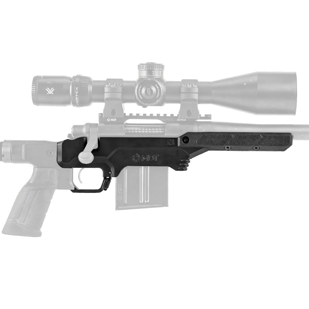 MDT LSS Gen3 Tikka T1X Rimfire RH BLK Chassis Base 114500-BLK