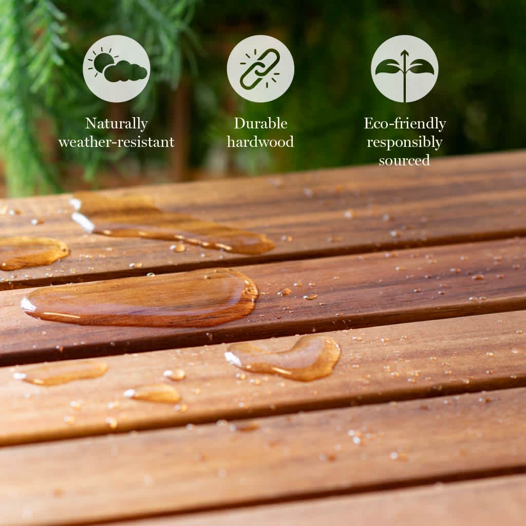 Made from Durable Acacia Wood