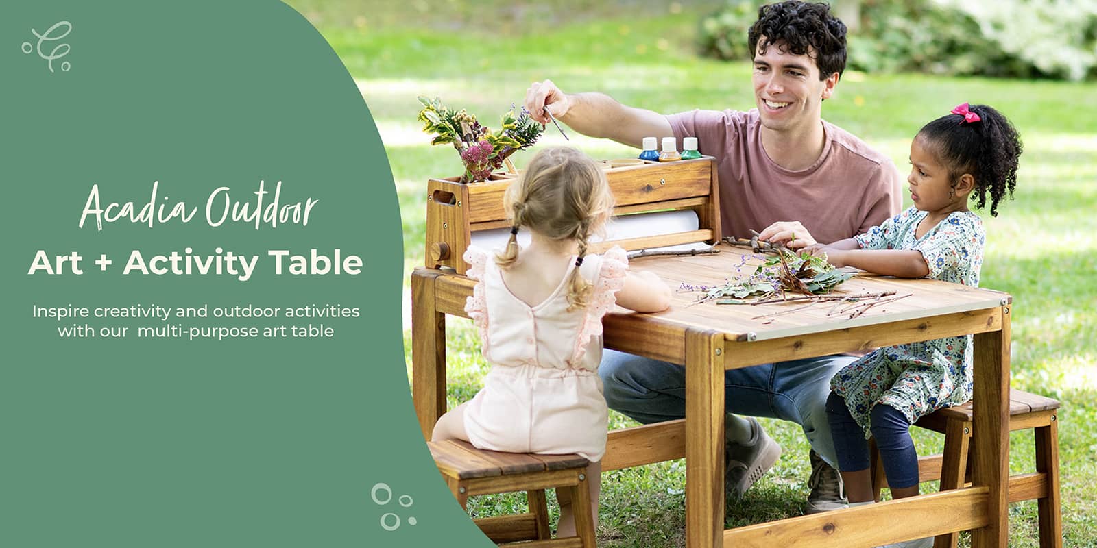 Made from Durable Acacia Wood