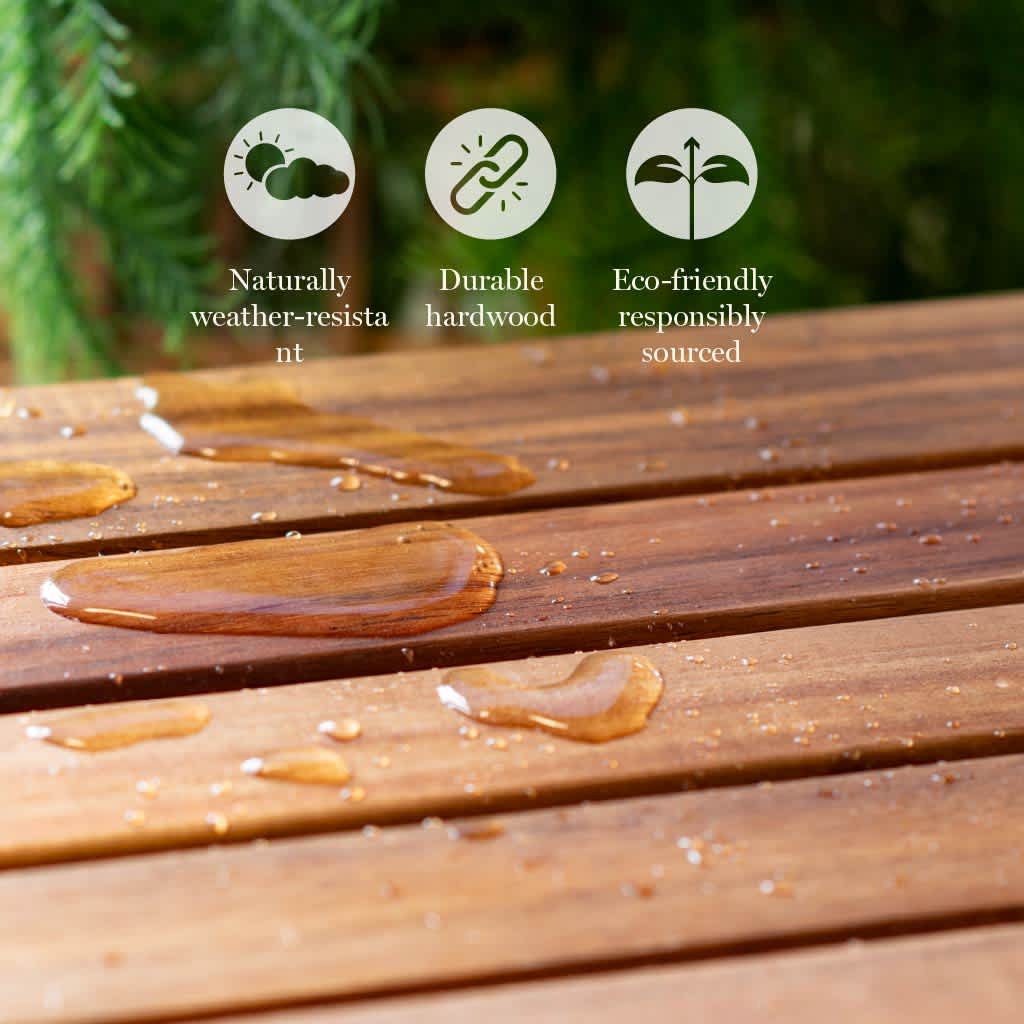Fabriqué en bois d'acacia durable