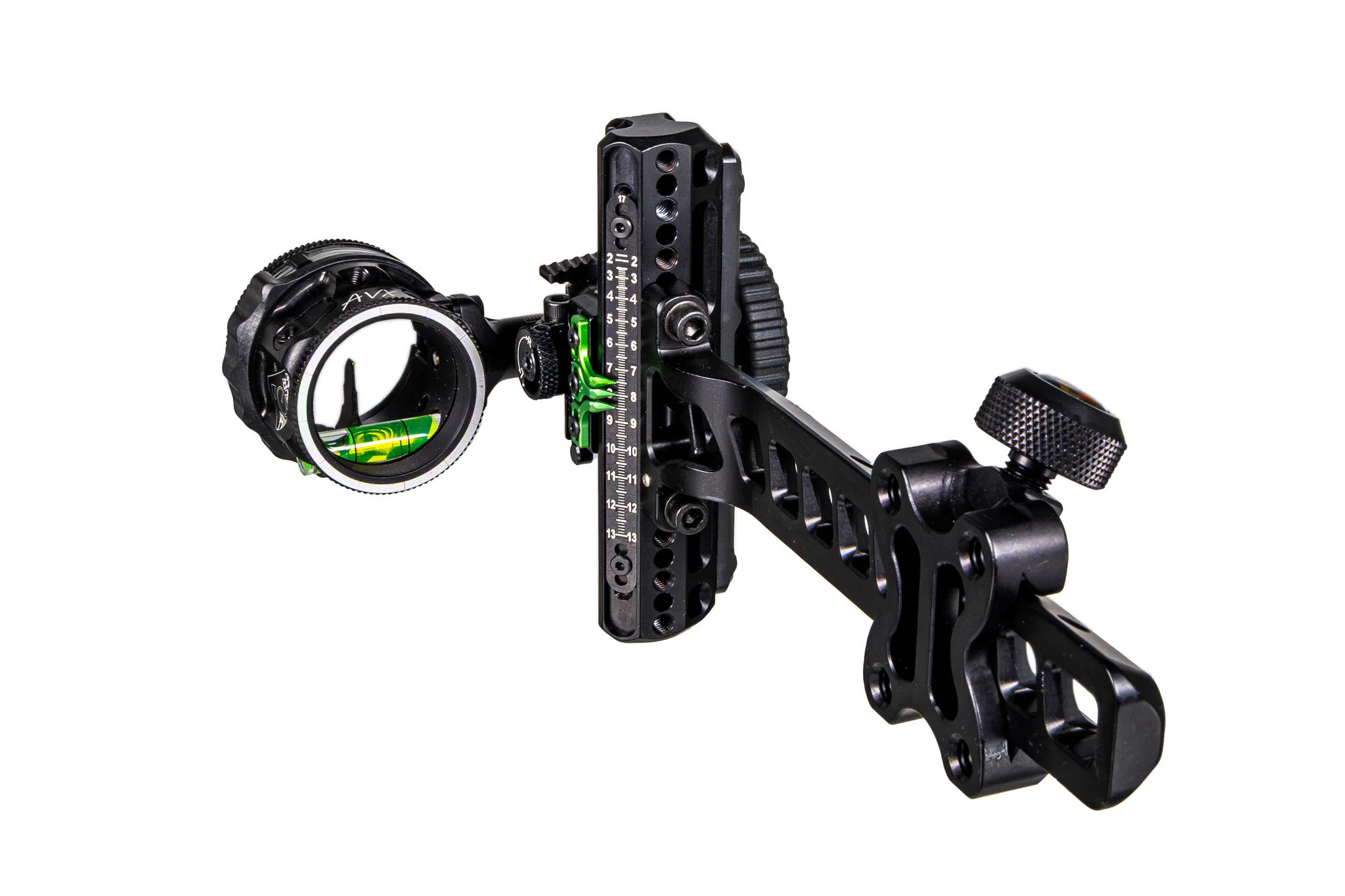 Driver Plus Slider Sight - Standard Pro Bar - w/ AVX-41 Scope - Single Pin - .019 Green Fiber - Stealth ADVP-S119-4GA