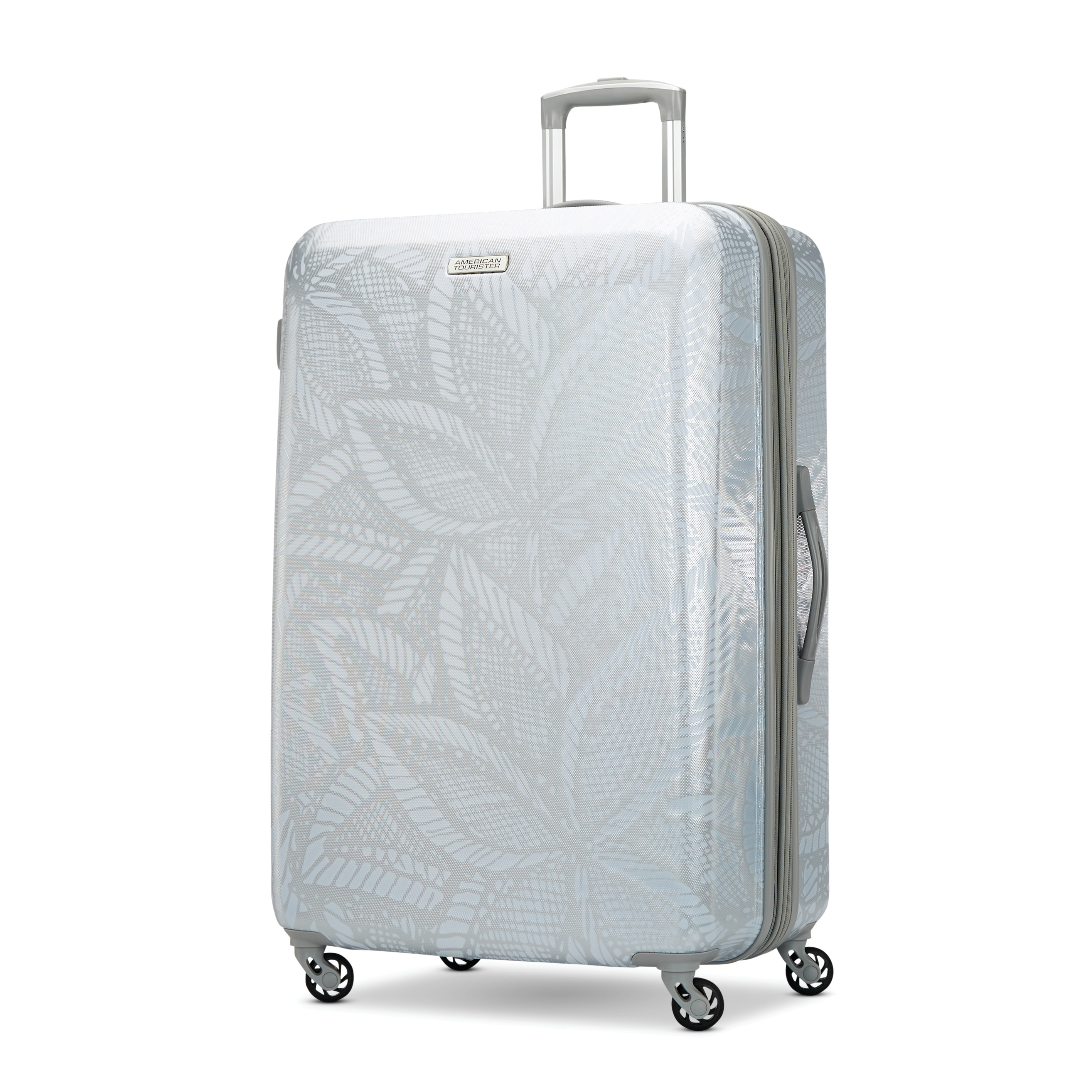Большой спиннер - багаж с принтом на твердой поверхности American Tourister