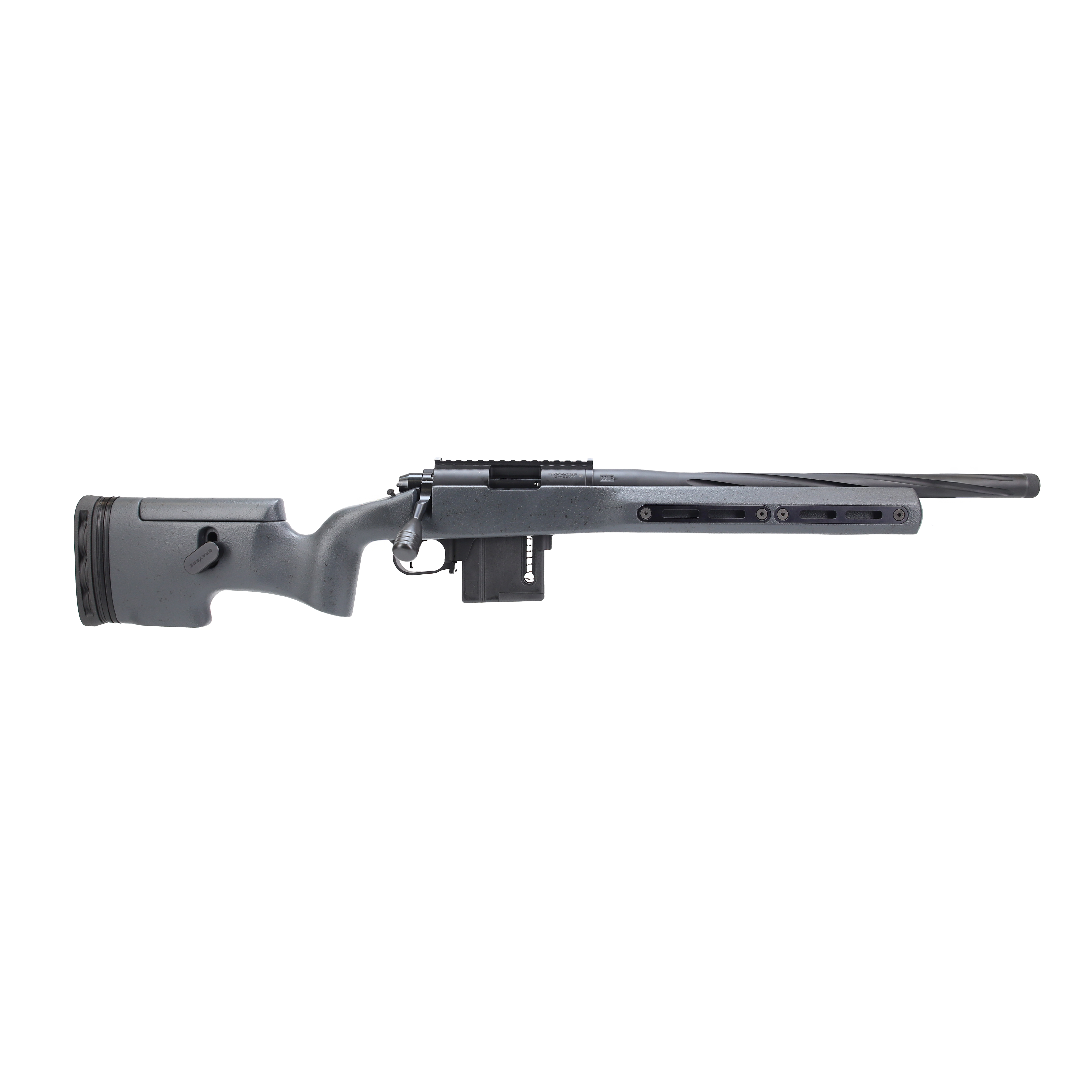 Vudoo Gun Works Gen2 RH 22LR 17.5&quot; Bart Kukri Spiral Flute 1/2-28 20MOA TT Primary Grayboe Ridgeback RRI-22LR-G2-KUK17.5SF-GBGRB