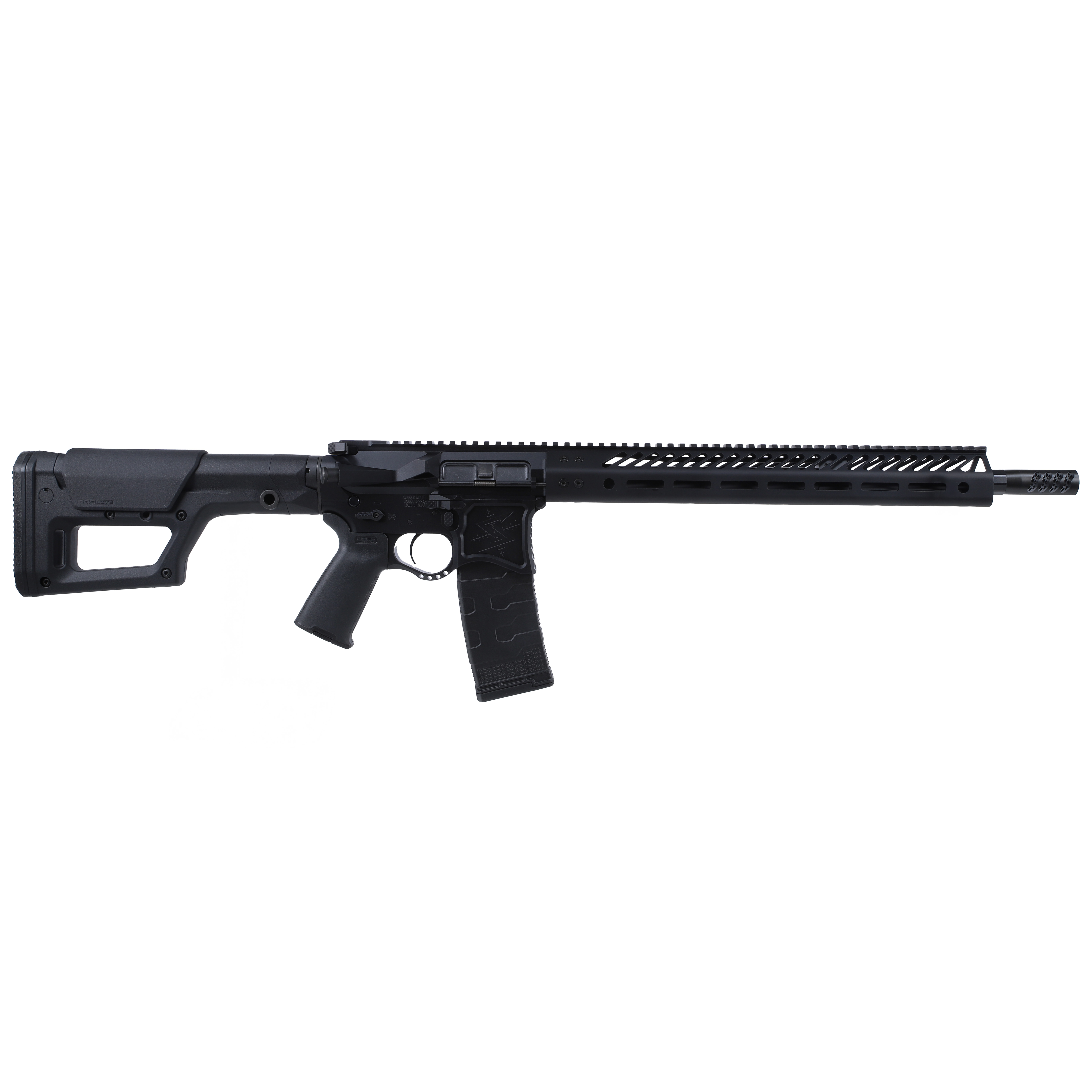 Seekins Precision DMR .223 Wylde 16&quot; 1:8&quot; 1/2&quot;x28 TPI Bbl Black Rifle 0011300071-BLK