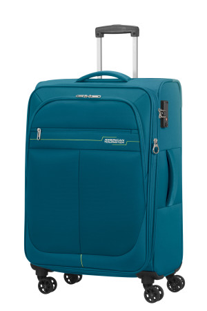 American Tourister DEEP DIVE SPINNER M EXP TSA TEAL/LIME-132504-4815