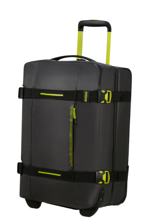 American Tourister URBAN TRACK DUFFLE/WH S COATED BLACK/LIME-150027-A185