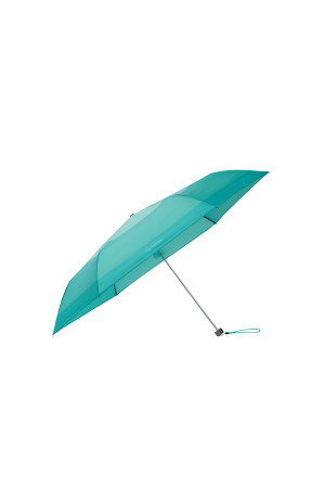 Samsonite RAIN PRO 3 SECT.ULTRA MINI FLAT GP GEOMETRIC TURQUOISE PRINT-156249-B086