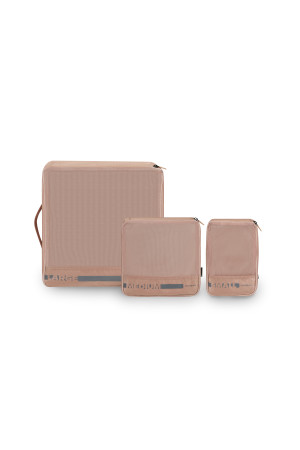 Pack-Sized Set of 3 Packing Cubes rendező rózsaszín-146885-1751