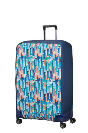 Samsonite TA REVOLUTION FOLDABLE LUGGAGE COVER XL CITY PRINT-155588-T152