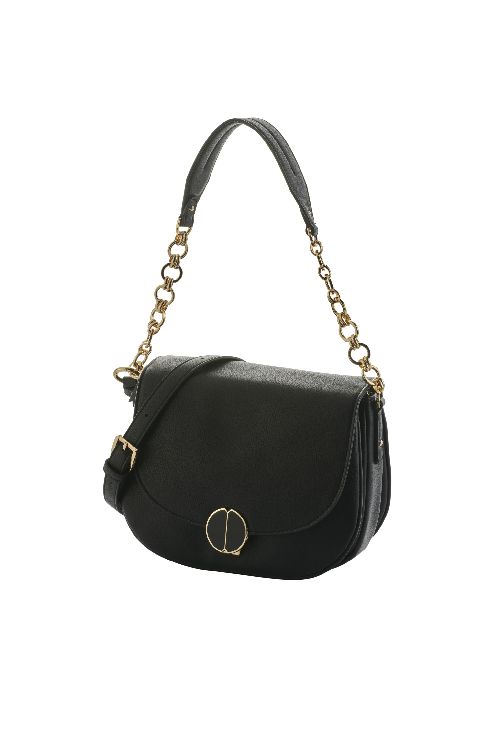 Samsonite SPHINX ROUND SHOULDER BAG S DEEP BLACK kép