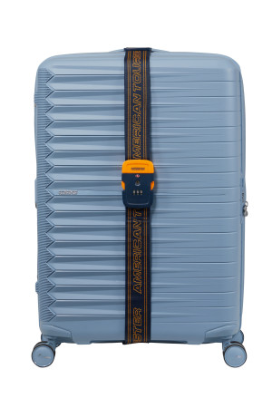 American Tourister AMERICAN TOURIST. TA LUGGAGE BELT TSA NAVY/ORANGE-159207-6032