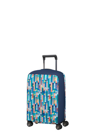 Samsonite TA REVOLUTION FOLDABLE LUGGAGE COVER S CITY PRINT-155589-T152