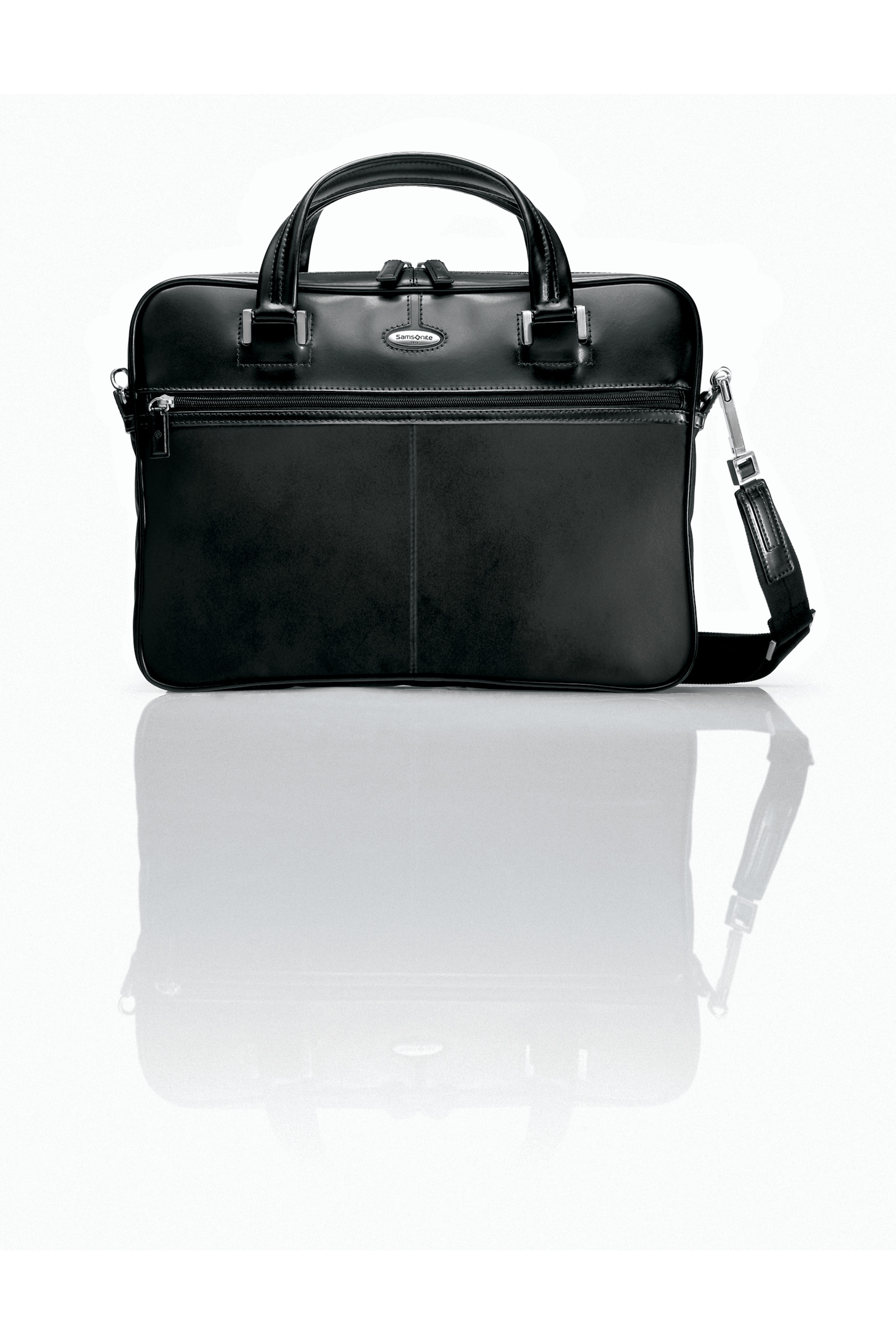 Samsonite INTEGRA LEATHER PORTFOLIO BRIEFCASE BLACK kép