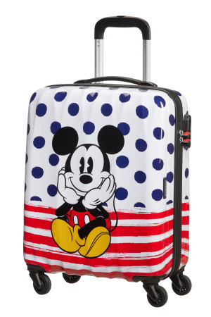 American Tourister DISNEY LEGENDS SPIN.55/20 ALFATWIST 2.0 Miki kék pöttyök-92699-9072