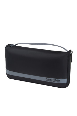 American Tourister AMERICAN TOURIST. TA FOLDABLE LUGGAGE COVER L BLACK/GREY-159213-1062