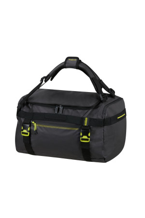 American Tourister URBAN TRACK DUFFLE/BACKPACK L COATED BLACK/LIME-158951-A185