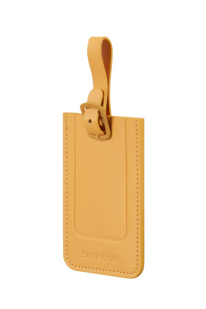 Samsonite TA REVOLUTION RECTANGLE LUGGAGE TAG x2 YELLOW-155592-1924