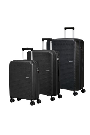 American Tourister SUMMER HIT 3 PC SET A BLACK-139236-1041