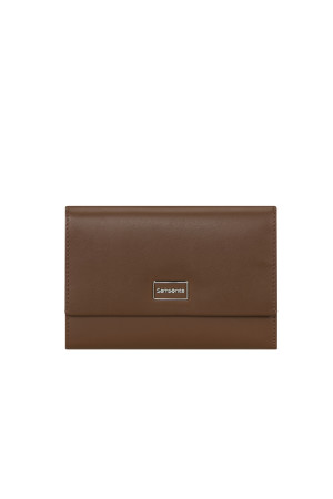 Samsonite IMAGE LEATHER SLG 303 - L W 12CC+ZIP EXT M COGNAC-161525-1221