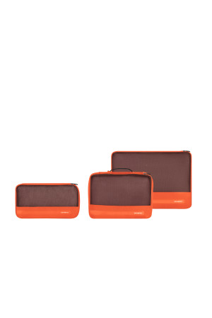 Samsonite TA REVOLUTION SET OF 3 PACKING CUBES ORANGE-155602-1641