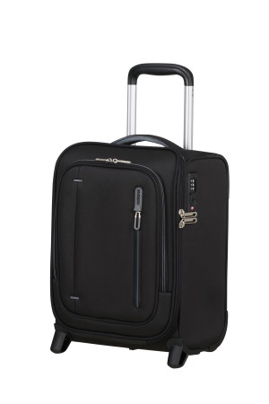 American Tourister CLOUDRIDER UPR.UNDERSEATER MS TSA JET BLACK-160427-1465