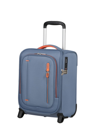 American Tourister CLOUDRIDER UPR.UNDERSEATER MS TSA STONE BLUE-160427-E612