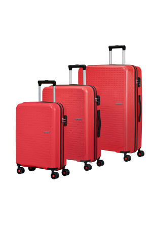American Tourister SUMMER HIT 3 PC SET A RACING RED-139236-E096