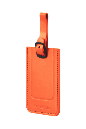 Samsonite TA REVOLUTION RECTANGLE LUGGAGE TAG x2 ORANGE-155592-1641