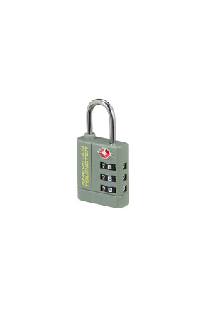 American Tourister AMERICAN TOURIST. TA COMBILOCK 3 DIAL TSA 1PC OLIVE/LIME-162832-A920
