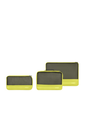 Samsonite TA REVOLUTION SET OF 3 PACKING CUBES LIME-155602-1515