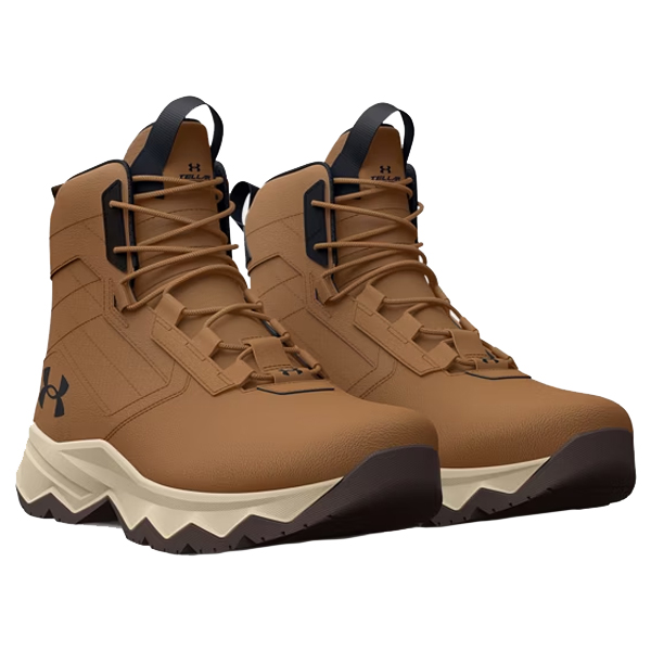 Under Armour USED Men's Stellar G2 Mid Boot 3025578 Utility Light Brown Mens Size 11 - Like New - No Box UA7250