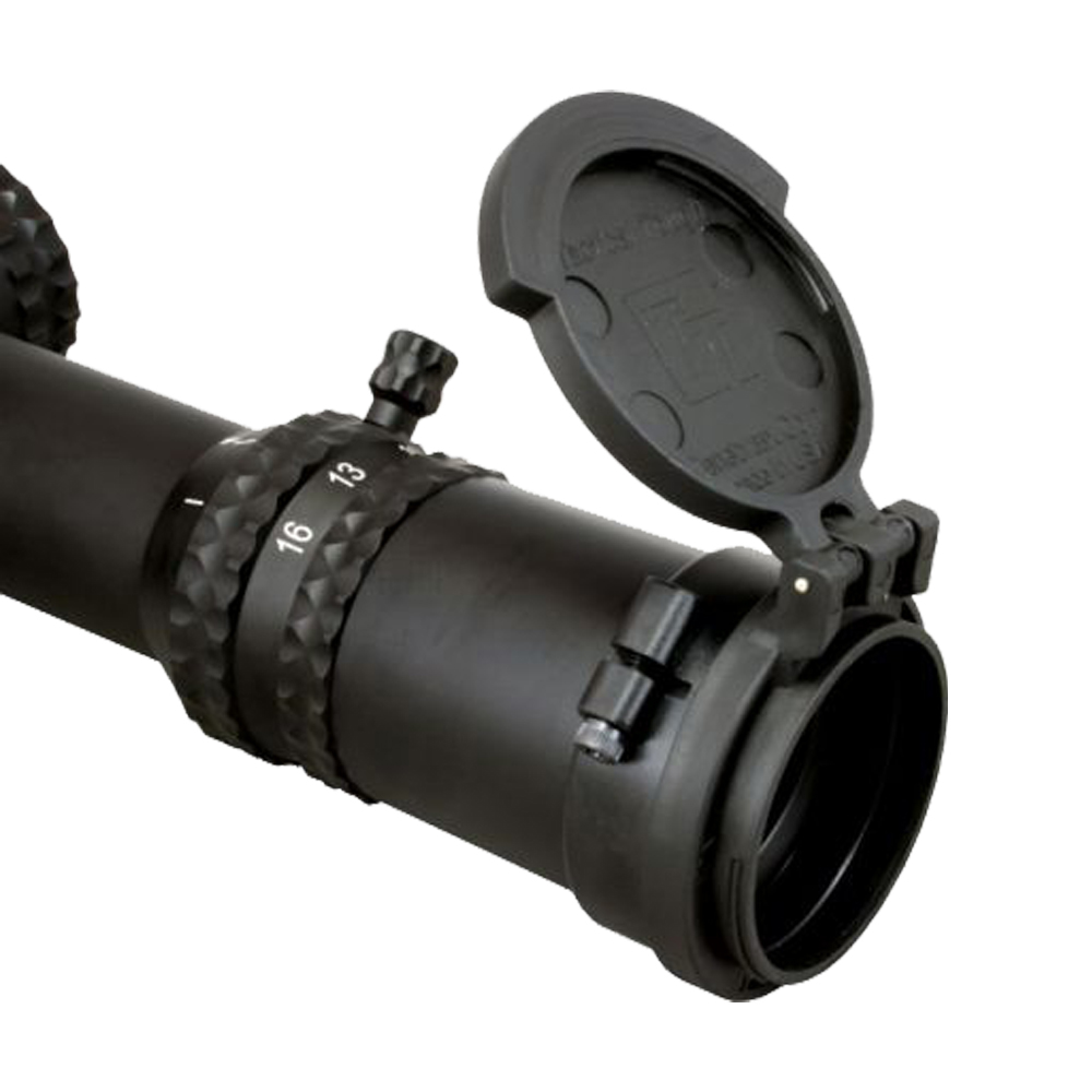 Nightforce ATACR 4-16x42mm F1 Riflescope ZeroHold .1 Mil-Radian Capped Windage DigIllum 12 Mil PTL Mil-XT C615