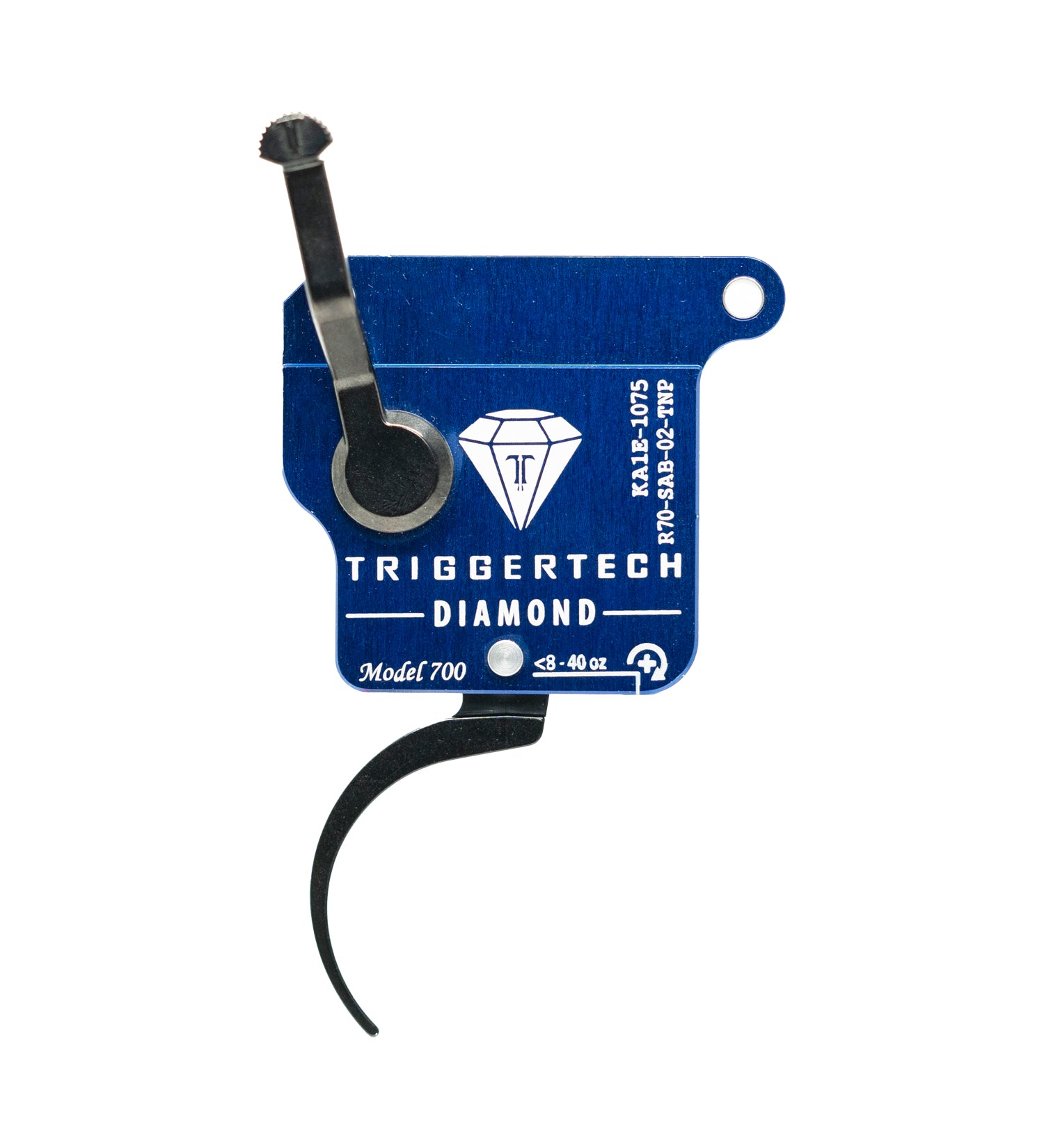 TriggerTech : Rem 700 Rough Diamond Triggers Rem700 Rough Diamond - Right Hand, Black Pro-Curve Lever, No Bolt Release Black R70-SAB-02-TNP