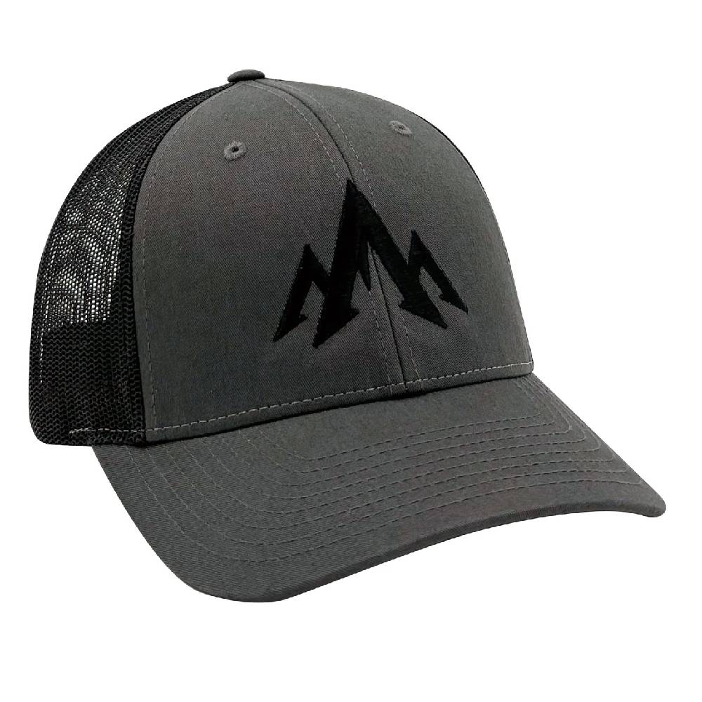 Pnuma Outdoors Mountain Icon Trucker Cap Charcoal OSFM CP-MT-CH