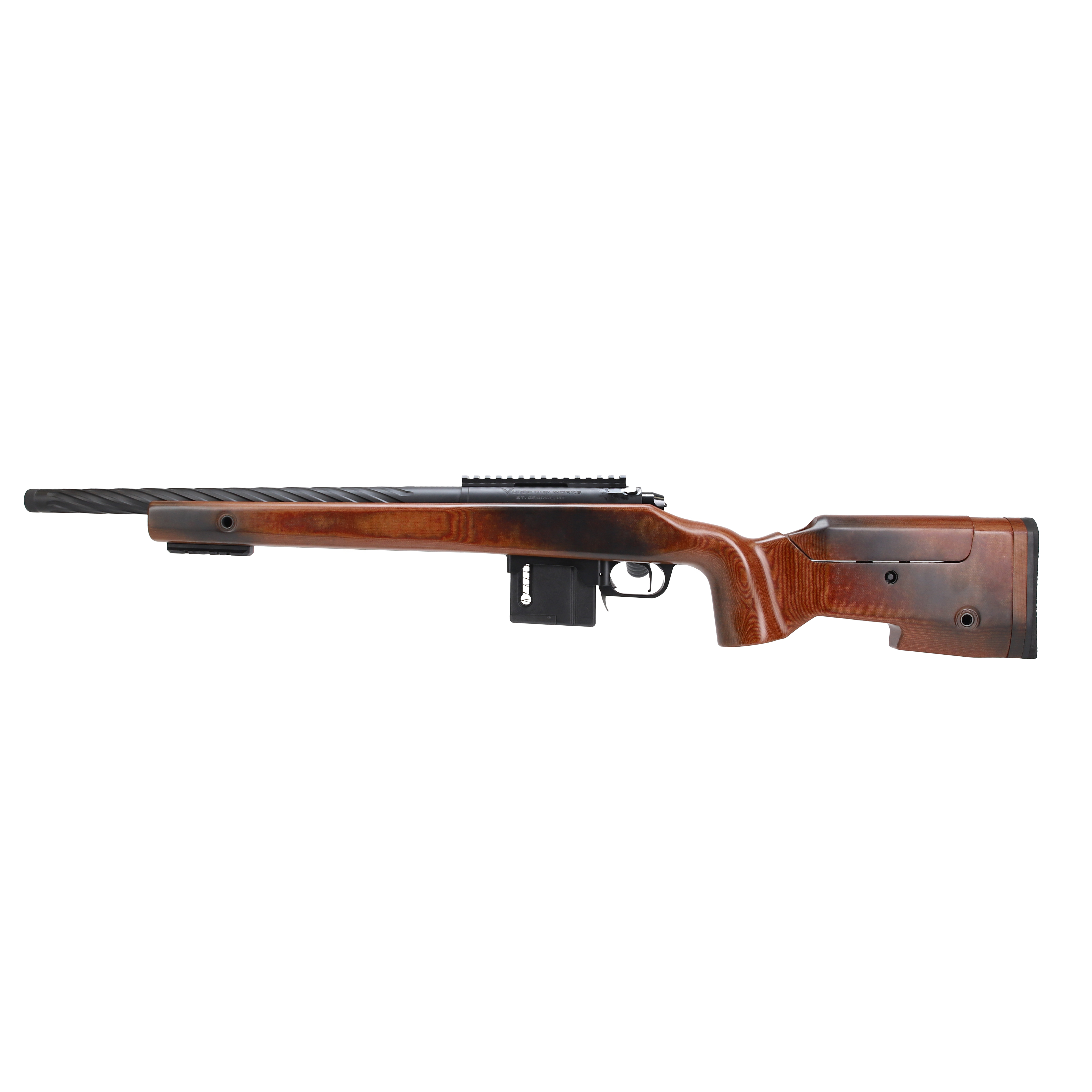 Vudoo Gun Works Gen2 RH 22LR 18&quot; Ace MTU Spiral Flute 1/2-28 20MOA TT Primary Foundation Exodus Light-w/Bag Hook FRI-22LR-G2-MTU18SFT-FECD
